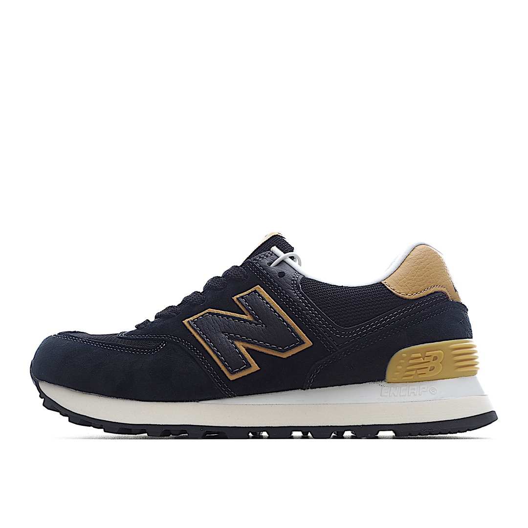 G5 原厂渠道 New Balance 574 新百伦 复古慢跑鞋 ENCAP缓震中底 原盒原标   前后掌分段组合大底 内置科技软底 缓震效果极佳
