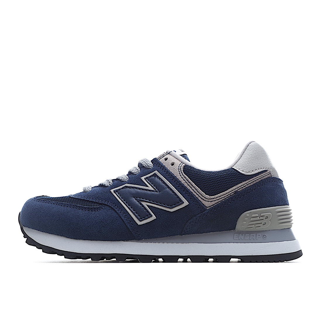 G5 原厂渠道 New Balance 574 新百伦 复古慢跑鞋 ENCAP缓震中底 原盒原标   前后掌分段组合大底 内置科技软底 缓震效果极佳