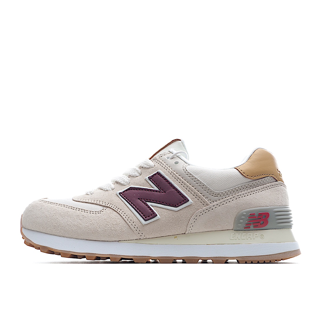 G5 全码出货原厂渠道 New Balance 574 新百伦 复古慢跑鞋 ENCAP缓震中底 原盒原标   前后掌分段组合大底 内置科技软底 缓震效果极佳