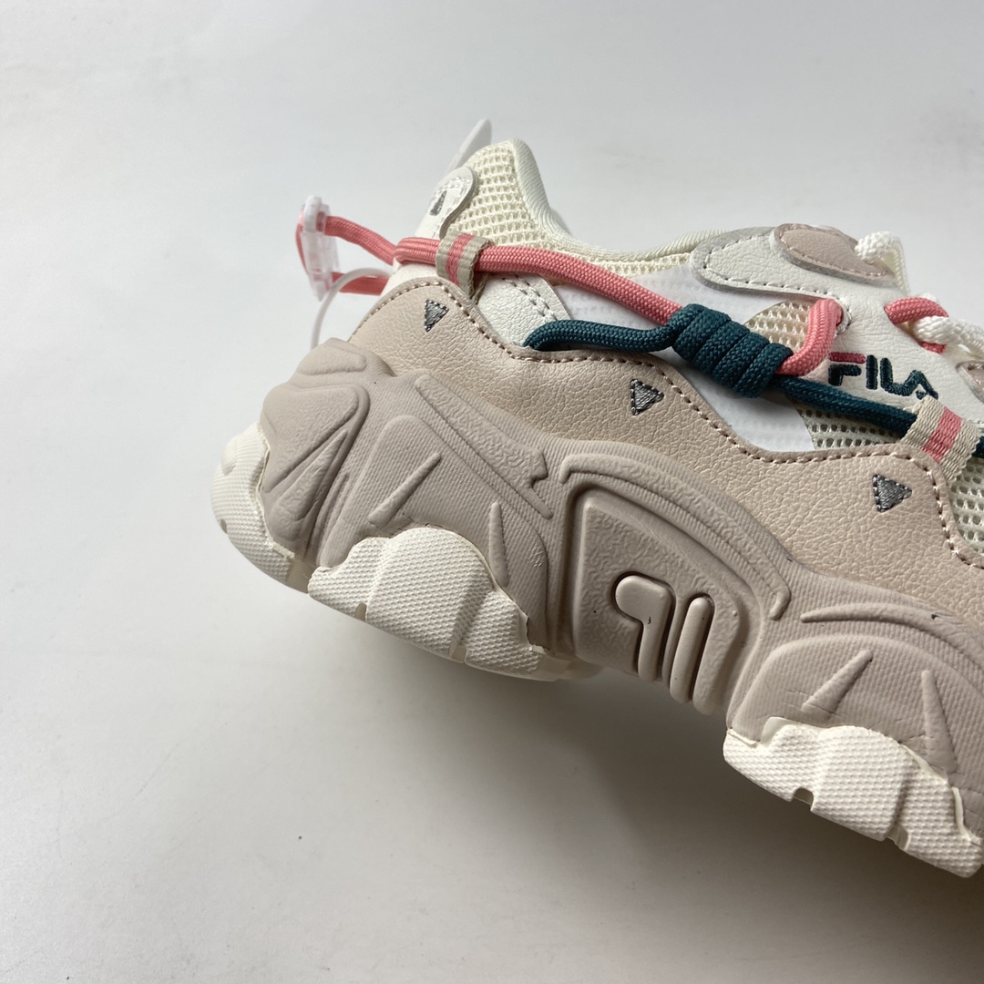 P160  Fila Heritage Fluid 山系血管系列复古猫爪2.0老爹ins潮流休闲运动慢跑鞋 F12W124144FSW