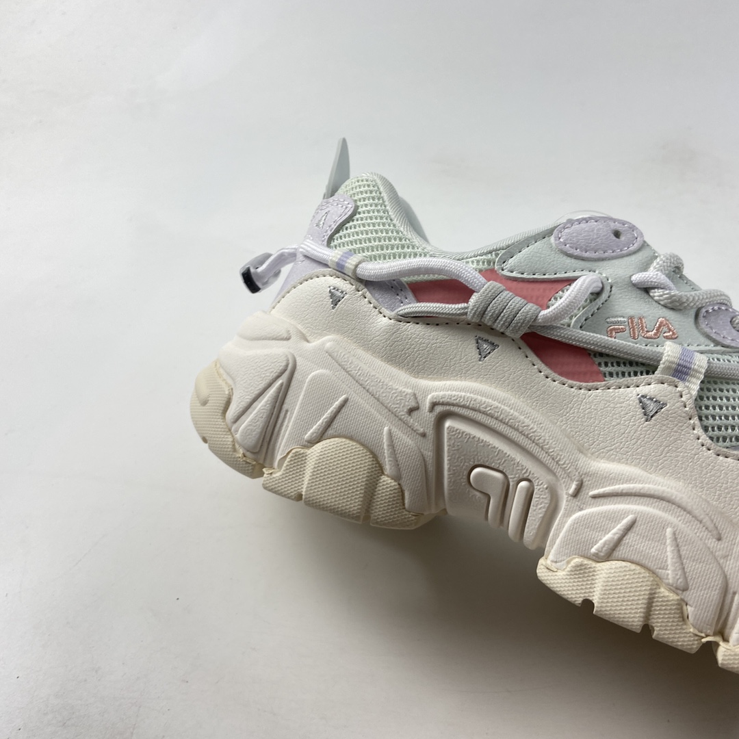 P160  Fila Heritage Fluid 山系血管系列复古猫爪2.0老爹ins潮流休闲运动慢跑鞋 F12W124144FBB