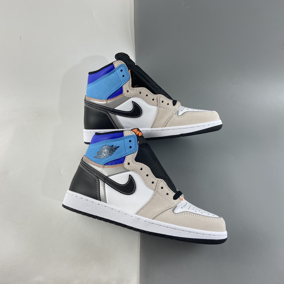 P420  Air Jordan 1 High OG Pro“ Total Orange”AJ1 乔1 3M蓝白拼接 高帮篮球鞋 DC6515-100