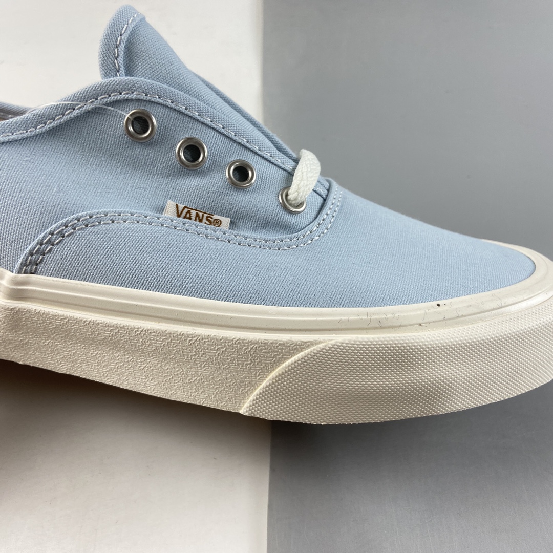 P140  Vans Eco Theory环保再生粉蓝米白麻绳男女生帆布鞋板鞋 VN0A5HZS9FR