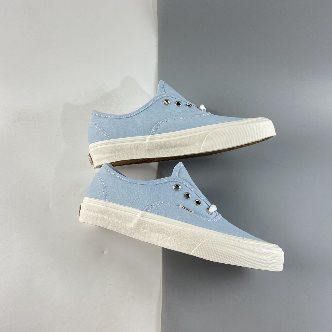 P140  Vans Eco Theory环保再生粉蓝米白麻绳男女生帆布鞋板鞋 VN0A5HZS9FR