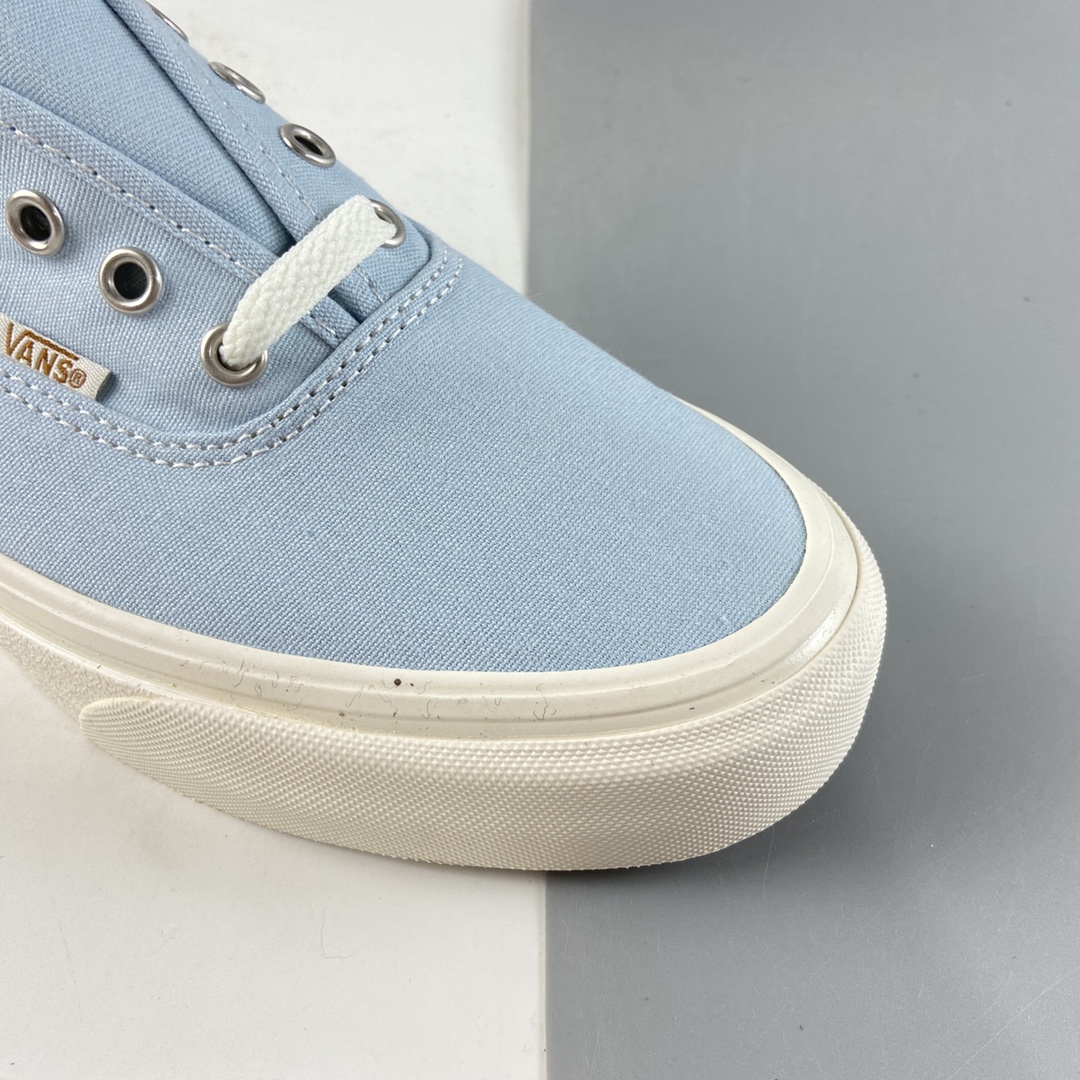 P140  Vans Eco Theory环保再生粉蓝米白麻绳男女生帆布鞋板鞋 VN0A5HZS9FR
