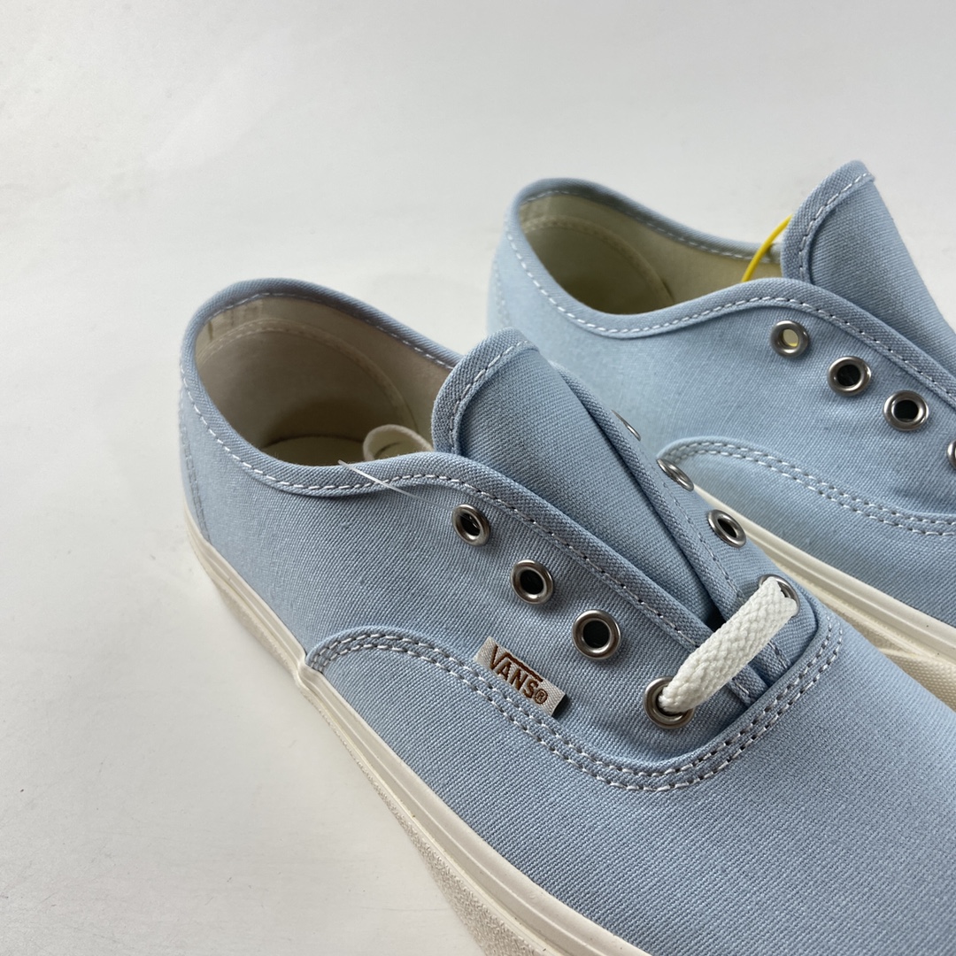 P140  Vans Eco Theory环保再生粉蓝米白麻绳男女生帆布鞋板鞋 VN0A5HZS9FR