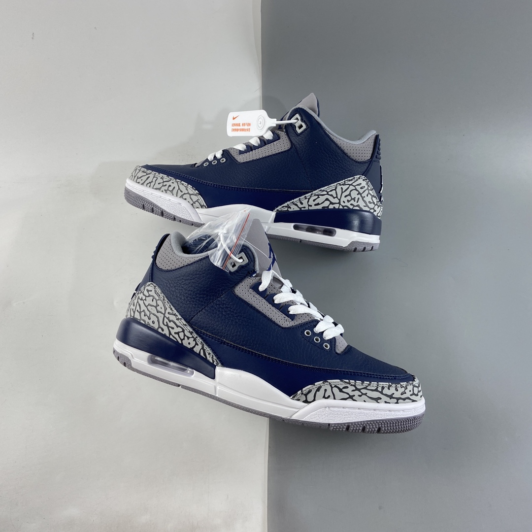P360  Air Jordan 3“Midnight Navy”AJ3 乔3午夜蓝 CT8532-401