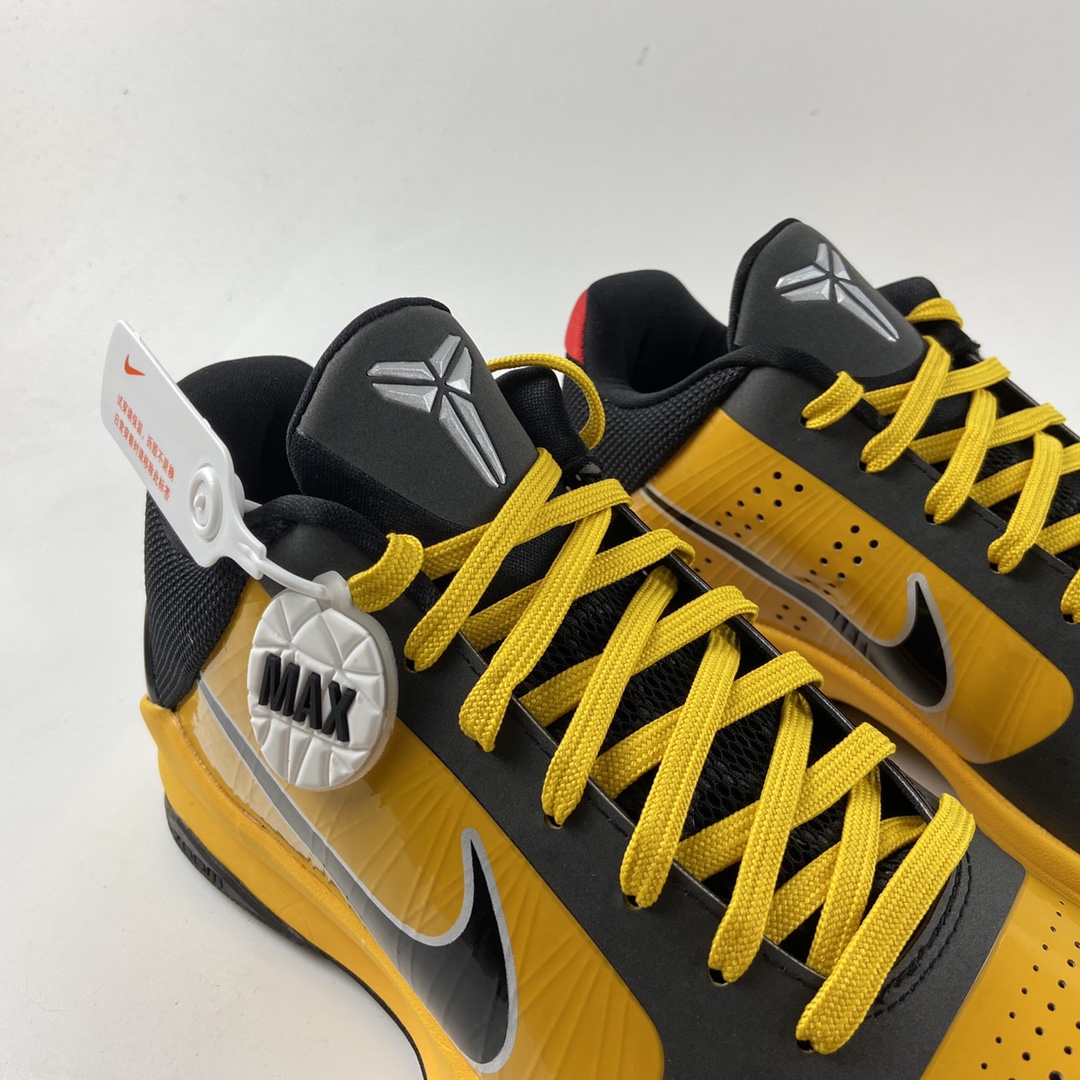 P300  NIKE Zoom Kobe ZK5 ”Bruce Lee”科比5代复刻实战运动低帮文化篮球鞋“李小龙黄黑红”CD4991-700