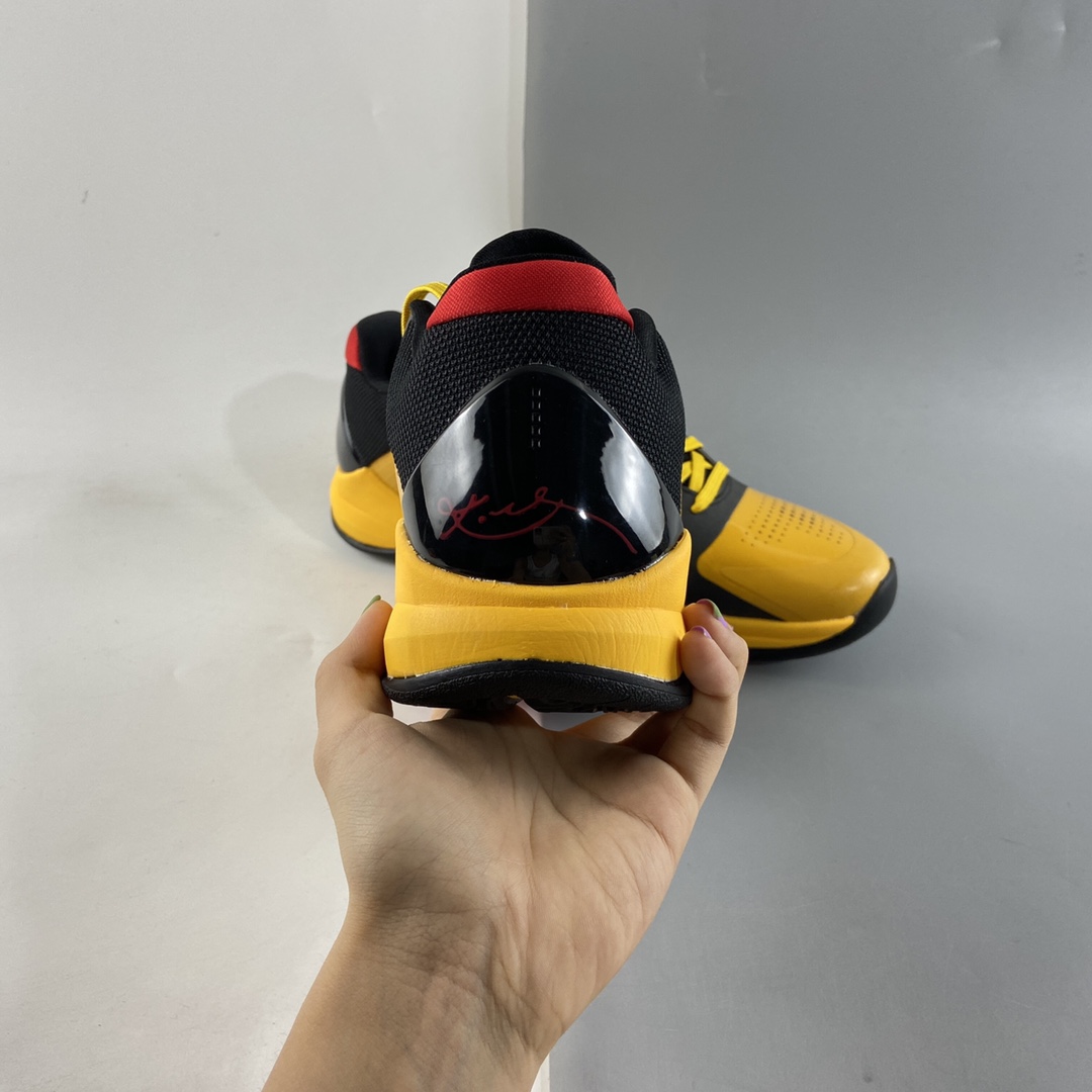 P300  NIKE Zoom Kobe ZK5 ”Bruce Lee”科比5代复刻实战运动低帮文化篮球鞋“李小龙黄黑红”CD4991-700