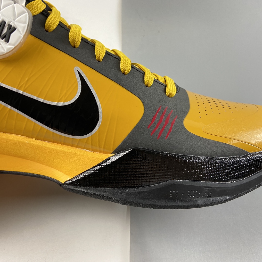 P300  NIKE Zoom Kobe ZK5 ”Bruce Lee”科比5代复刻实战运动低帮文化篮球鞋“李小龙黄黑红”CD4991-700