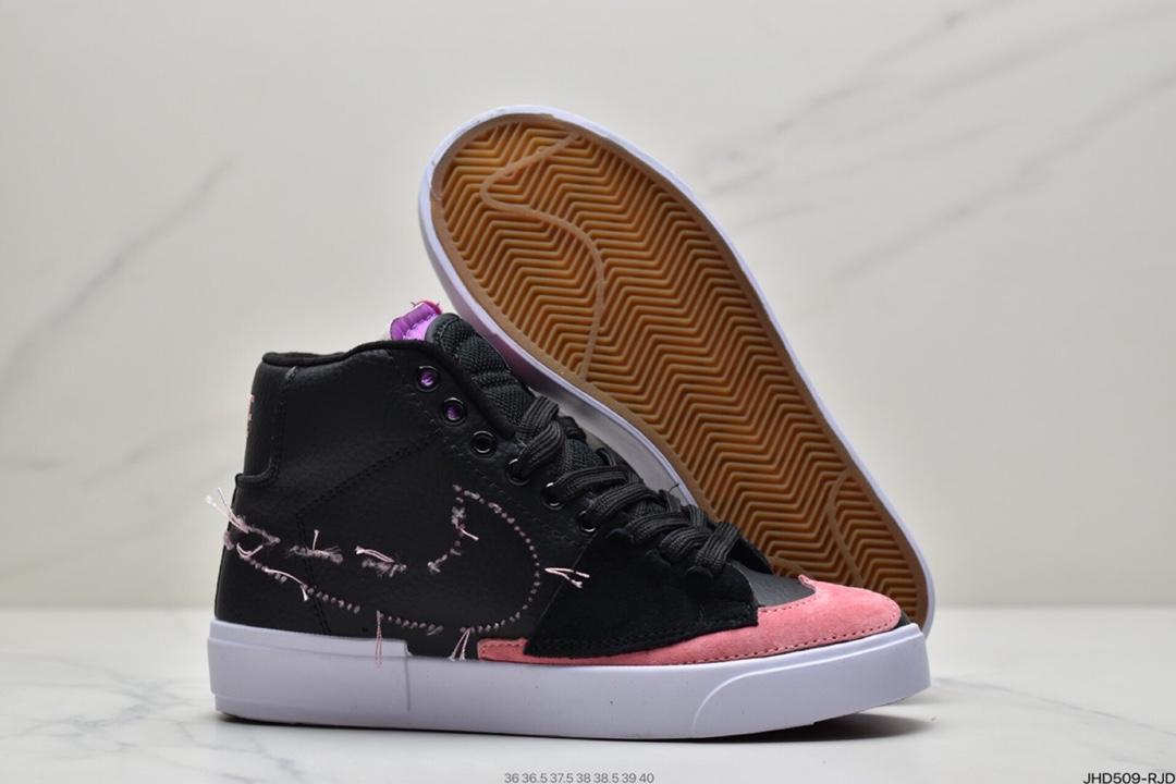190 耐克Nike SB Blazer Mid Edge “Team Red”解构拆钩补丁风开拓者高帮 DA2189-002