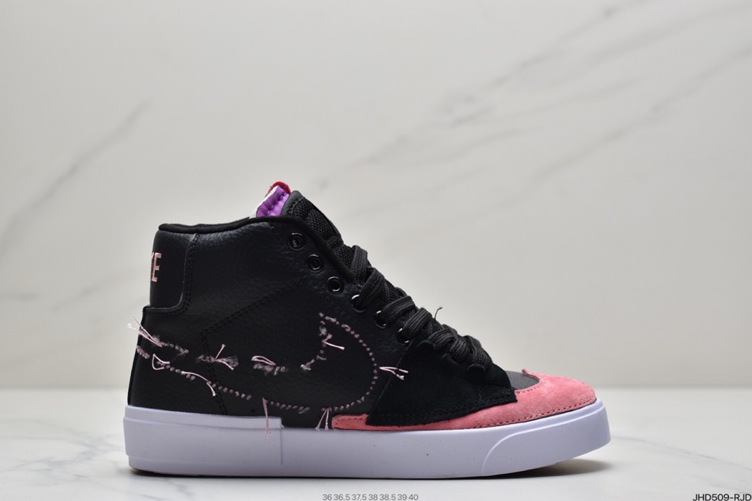 190 耐克Nike SB Blazer Mid Edge “Team Red”解构拆钩补丁风开拓者高帮 DA2189-002