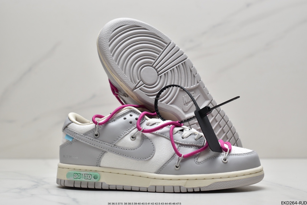 380 Off-White x NIKE SB Dunk Low”The 50”OW联名50色37 DM1602-121