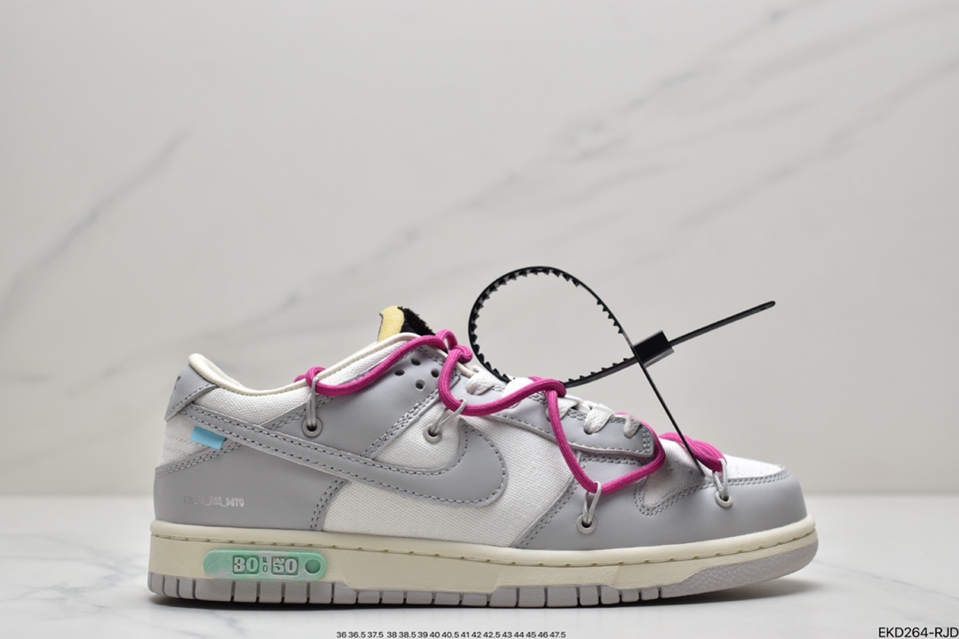 380 Off-White x NIKE SB Dunk Low”The 50”OW联名50色37 DM1602-121