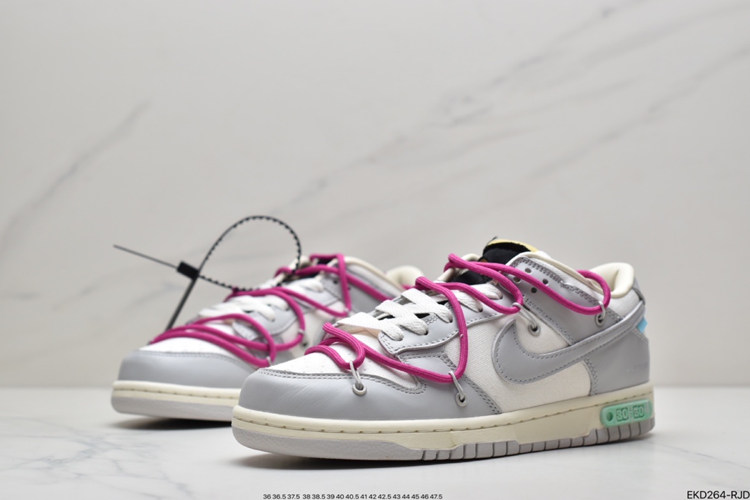 380 Off-White x NIKE SB Dunk Low”The 50”OW联名50色37 DM1602-121