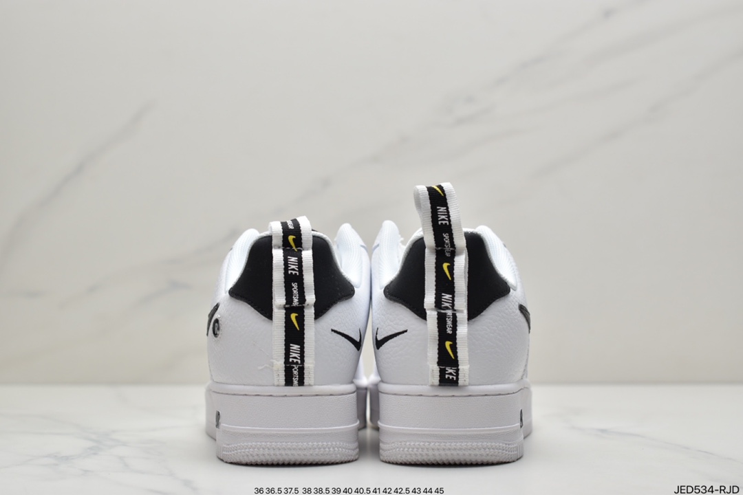 150 耐克Nike Air Force 1 ′07 Low Premium”White/Black” 全板鞋 AJ7747-100