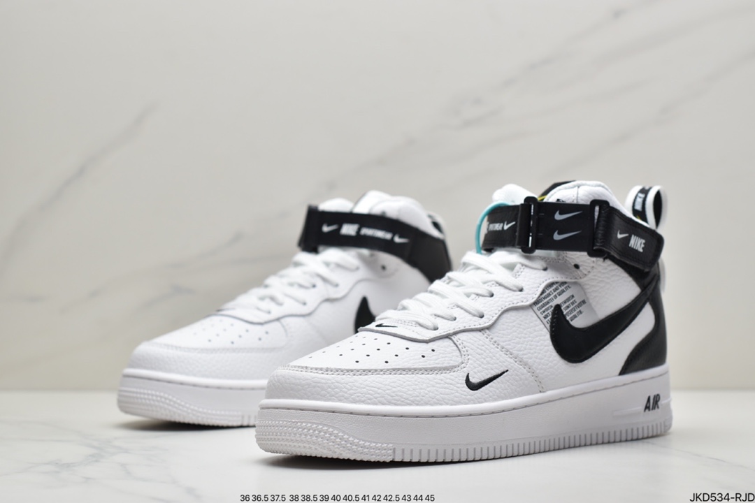 160 耐克Nike Air Force 1 ′07 Low Premium”White/Black” 全气垫板鞋804609
