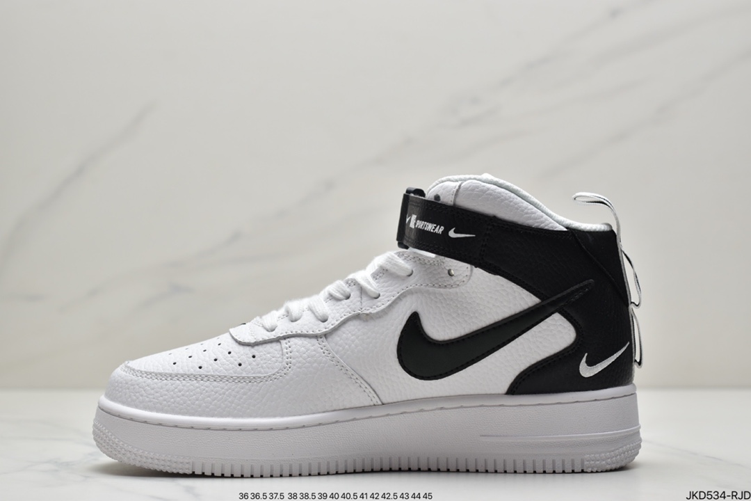 160 耐克Nike Air Force 1 ′07 Low Premium”White/Black” 全气垫板鞋804609