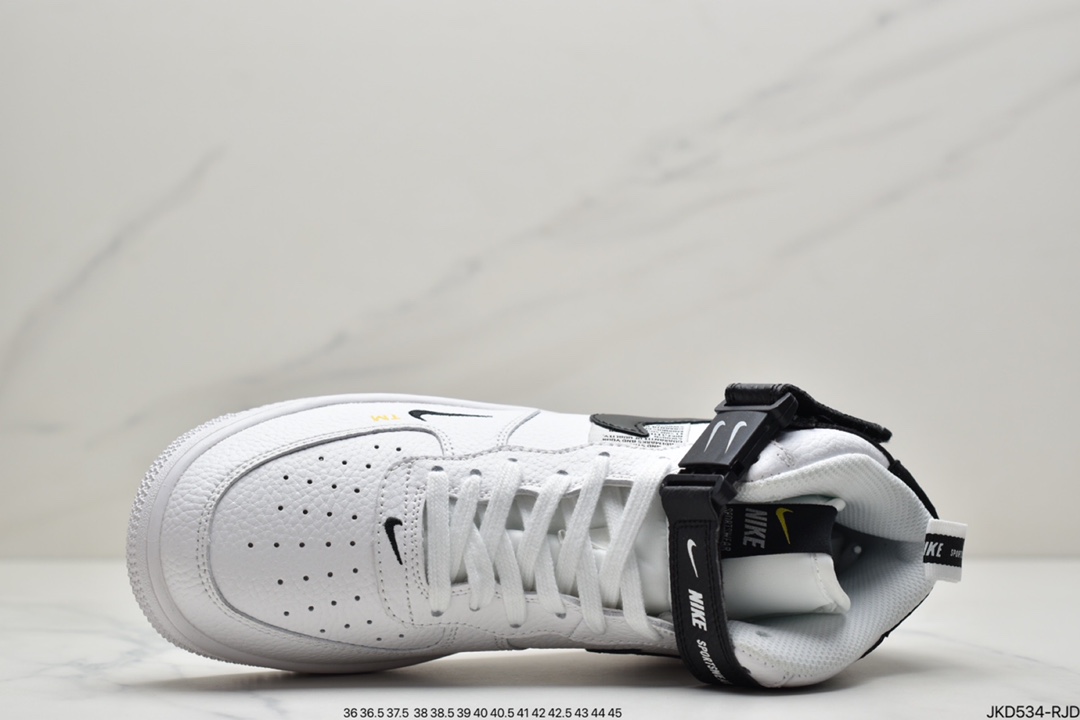 160 耐克Nike Air Force 1 ′07 Low Premium”White/Black” 全气垫板鞋804609