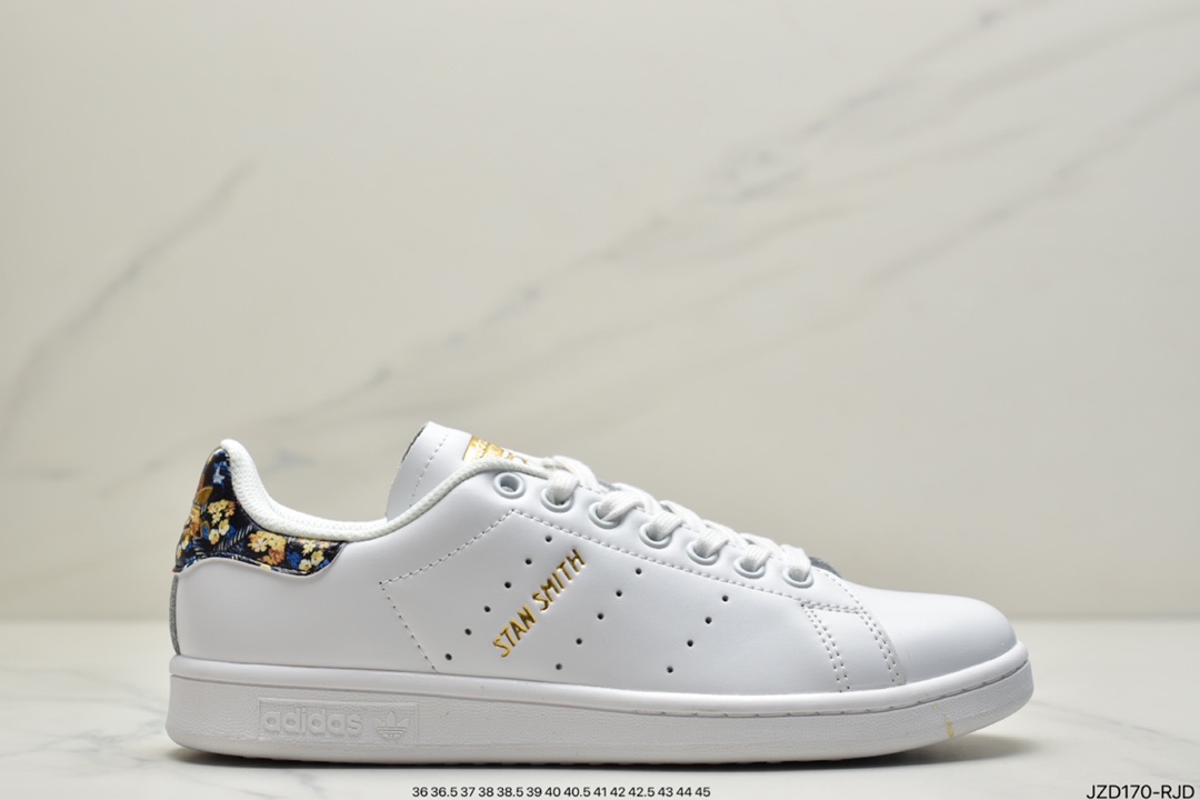 140 Adidas/三叶草 Stan Smith 19新款情侣黑白经典史密斯板鞋 BD7451 BD7452