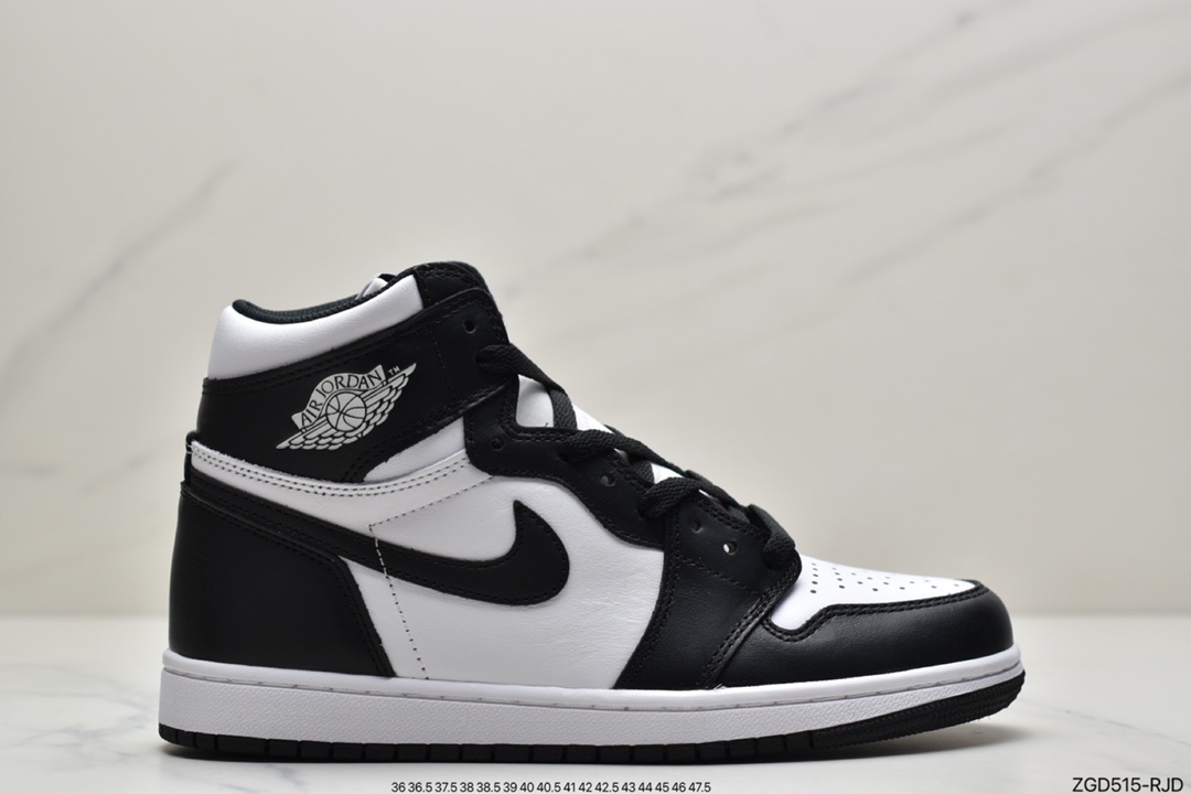 290 AirJordan Retro AJ1“黑白熊猫” 专业乔丹大厂555088-010