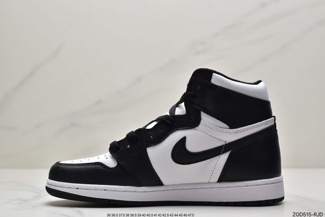 290 AirJordan Retro AJ1“黑白熊猫” 专业乔丹大厂555088-010