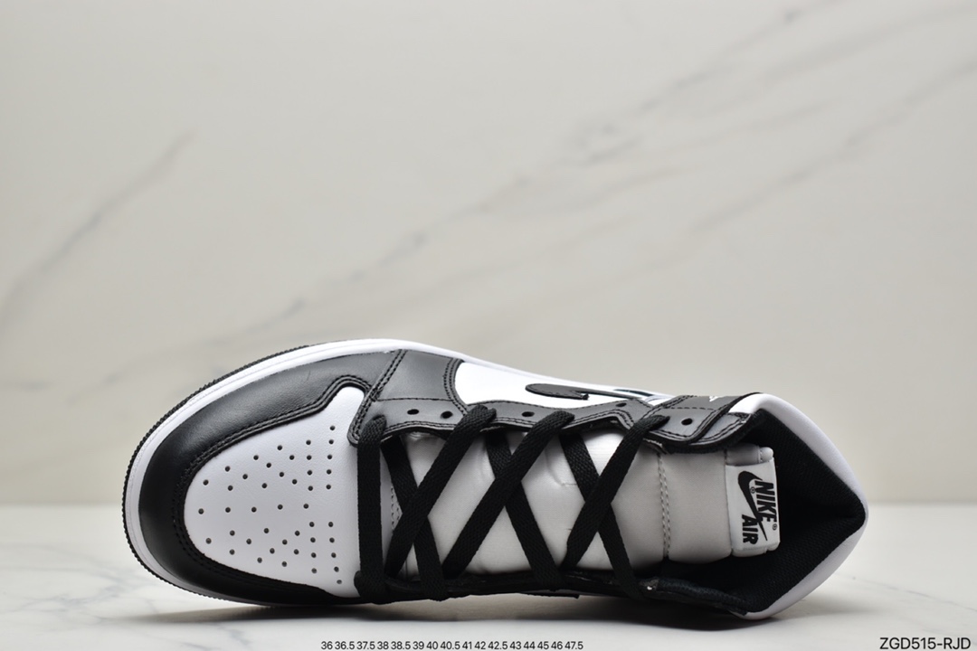290 AirJordan Retro AJ1“黑白熊猫” 专业乔丹大厂555088-010