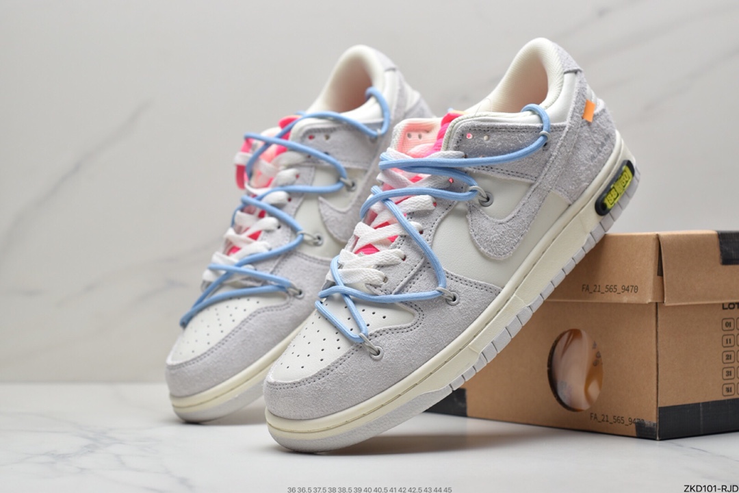 270 Off-White x Nike SB Dunk Low”The 10/50” OW灰白运动板鞋 DJ0950-109