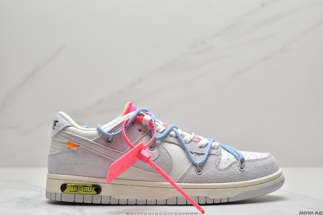 270 Off-White x Nike SB Dunk Low”The 10/50” OW灰白运动板鞋 DJ0950-109