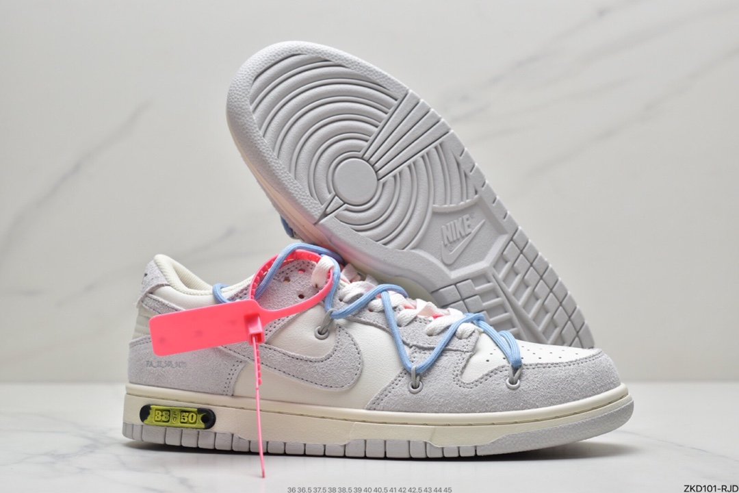 270 Off-White x Nike SB Dunk Low”The 10/50” OW灰白运动板鞋 DJ0950-109