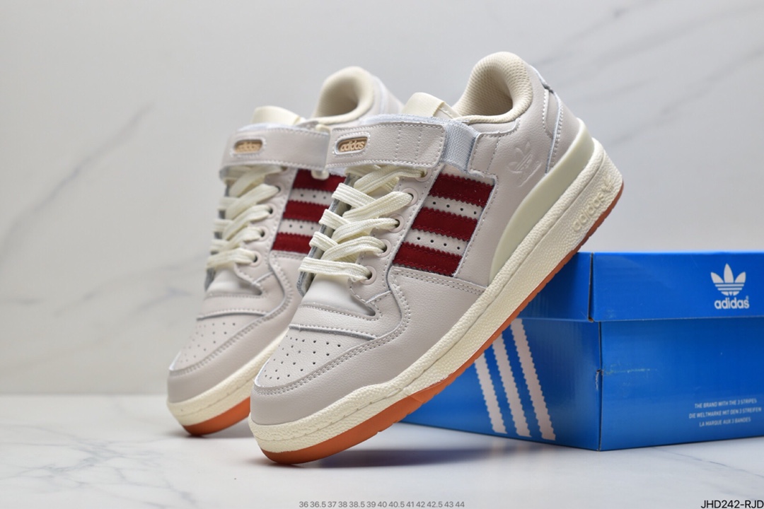 190  Adidas Forum 84 Low OG “Bright Blue” 白蓝低帮百搭潮流休闲运动板鞋S23764