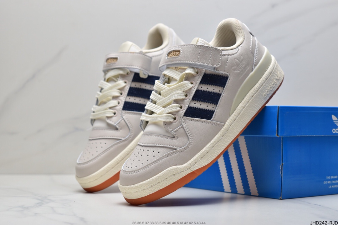 190  Adidas Forum 84 Low OG “Bright Blue” 白蓝低帮百搭潮流休闲运动板鞋S23764