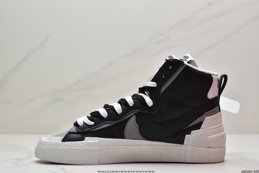 200  SACAI联名 x Nike Blazer重叠 设计前卫开拓者低帮板鞋 BV0072