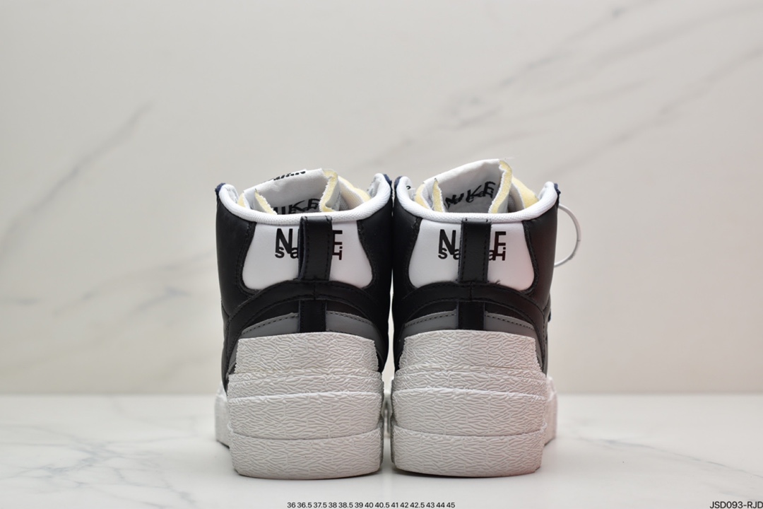 200  SACAI联名 x Nike Blazer重叠 设计前卫开拓者低帮板鞋 BV0072