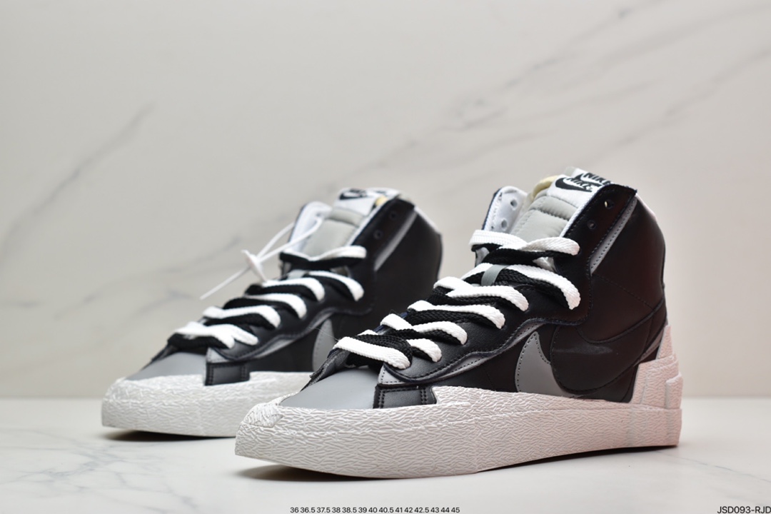 200  SACAI联名 x Nike Blazer重叠 设计前卫开拓者低帮板鞋 BV0072