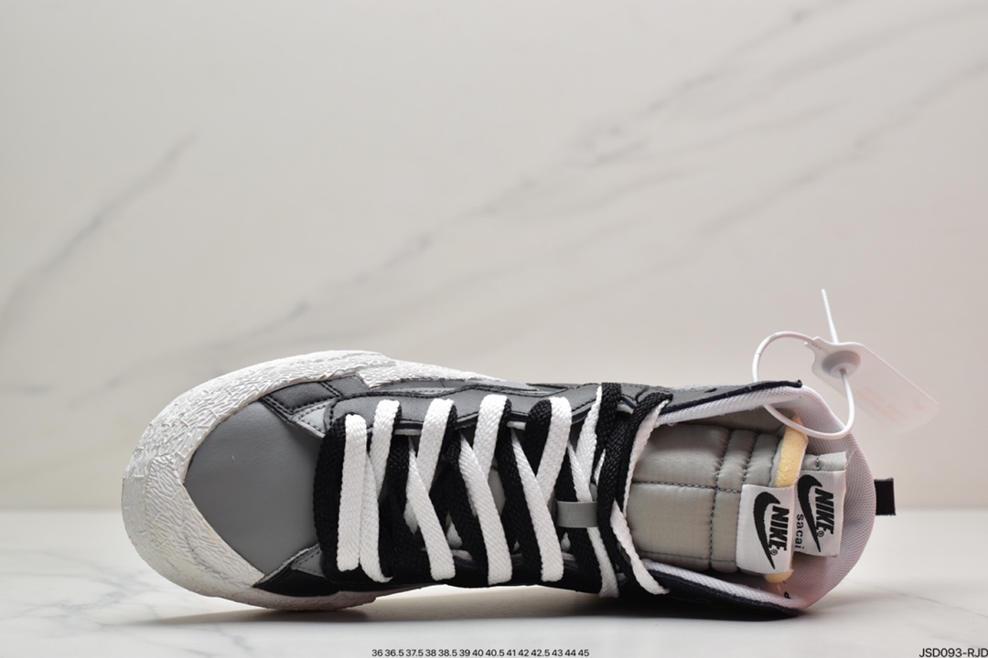 200  SACAI联名 x Nike Blazer重叠 设计前卫开拓者低帮板鞋 BV0072