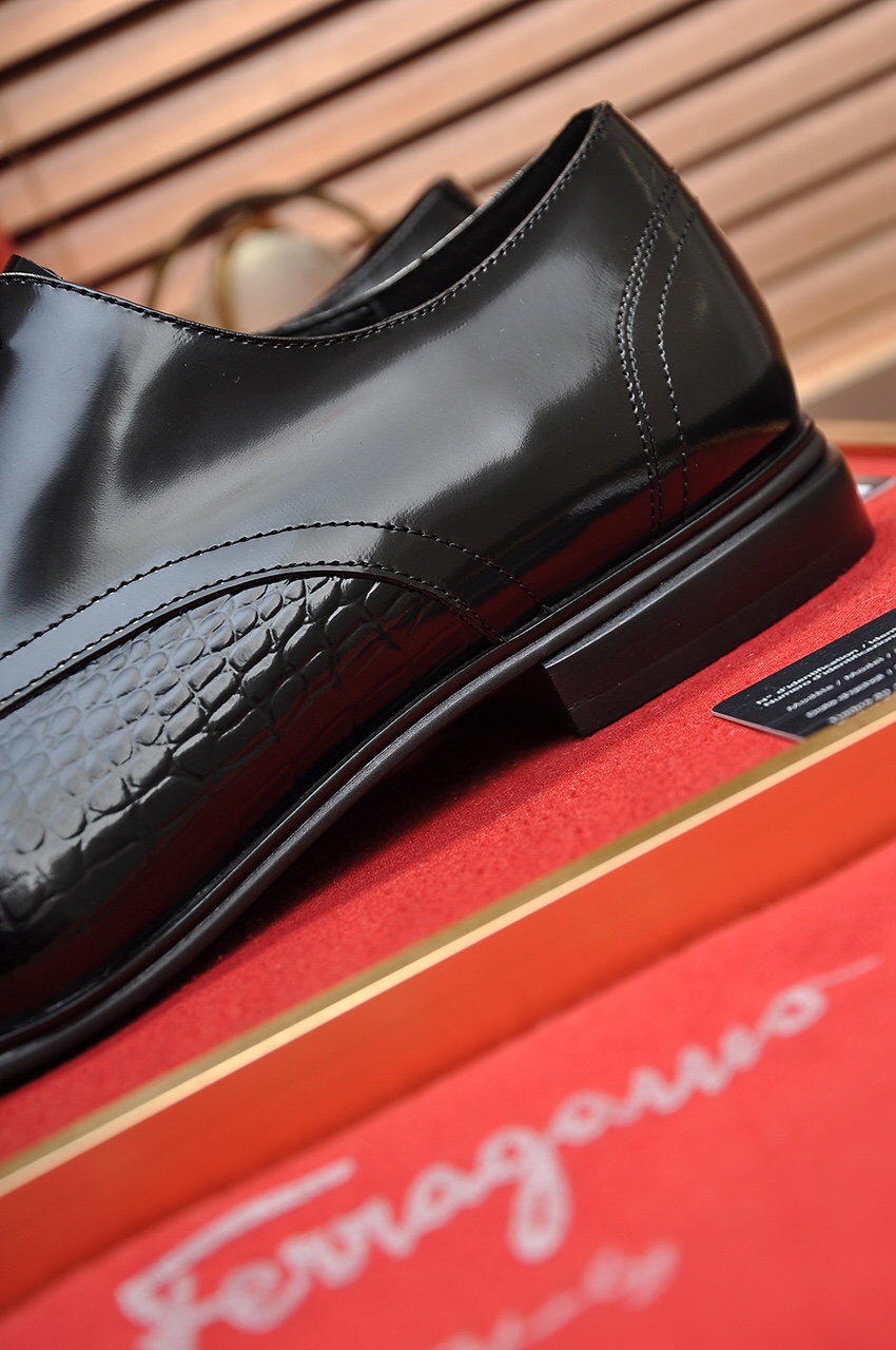 fábrica [Ferragamo / Ferragamo] contrarrestar la última versión de la original importado borde abier