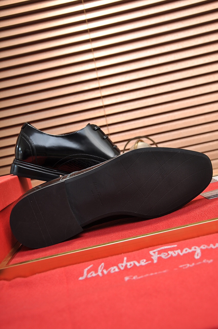 fábrica [Ferragamo / Ferragamo] contrarrestar la última versión de la original importado borde abier