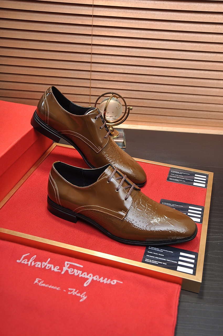 fábrica [Ferragamo / Ferragamo] contador últimos modelos Original importado borde abierto superior d