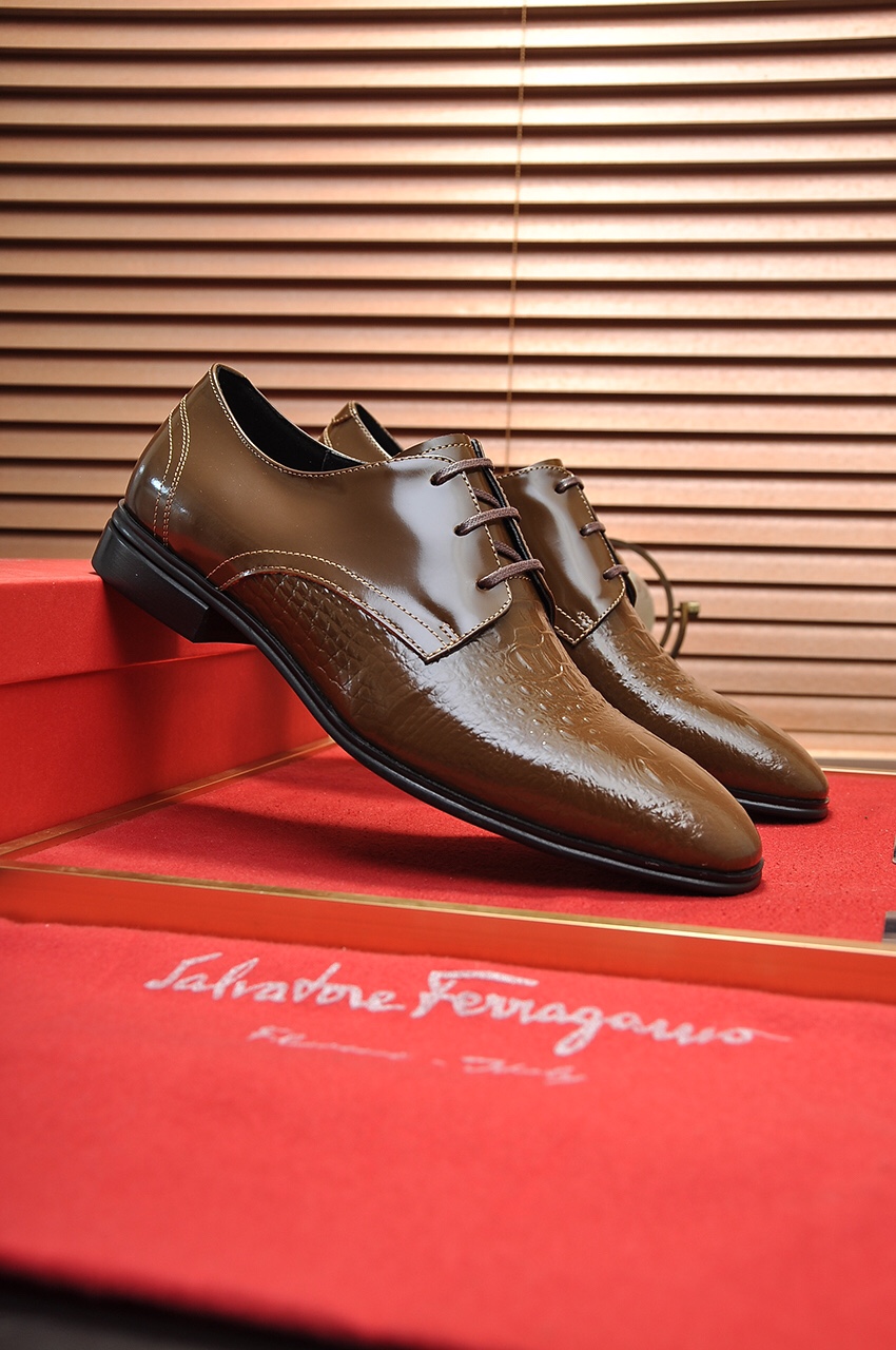 fábrica [Ferragamo / Ferragamo] contador últimos modelos Original importado borde abierto superior d