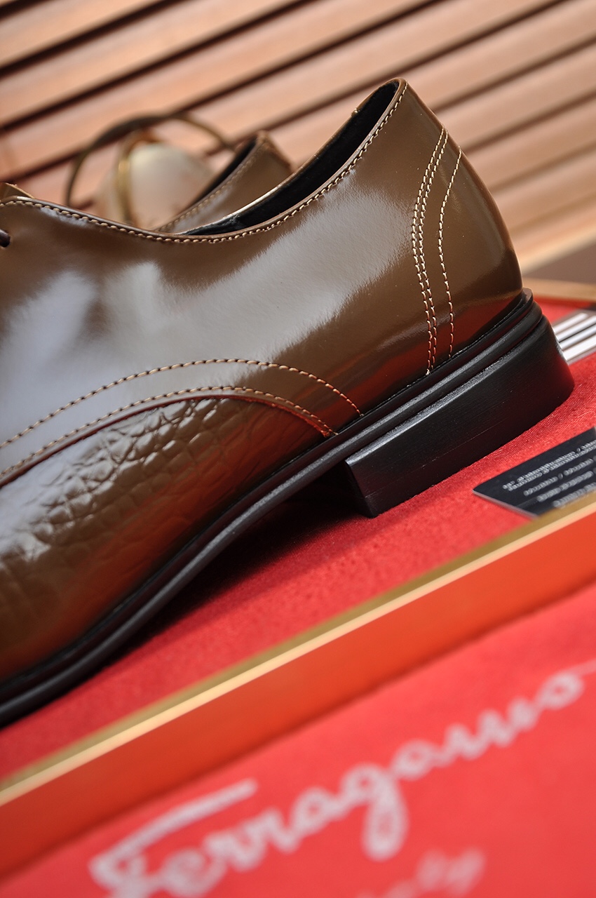 fábrica [Ferragamo / Ferragamo] contador últimos modelos Original importado borde abierto superior d