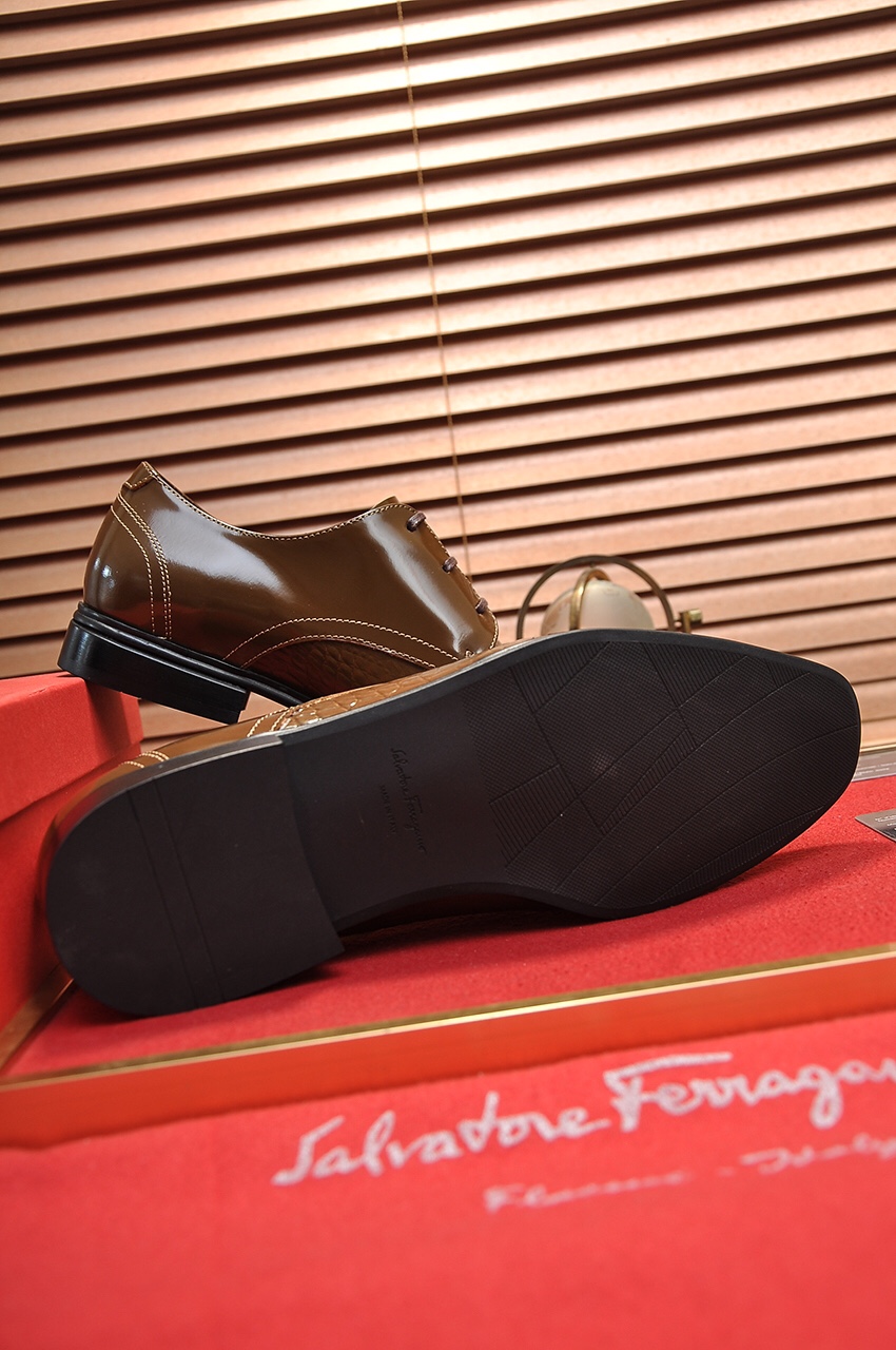 fábrica [Ferragamo / Ferragamo] contador últimos modelos Original importado borde abierto superior d