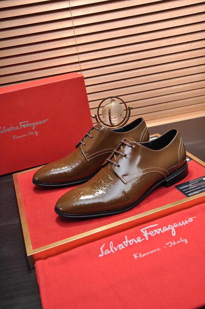 fábrica [Ferragamo / Ferragamo] contador últimos modelos Original importado borde abierto superior d