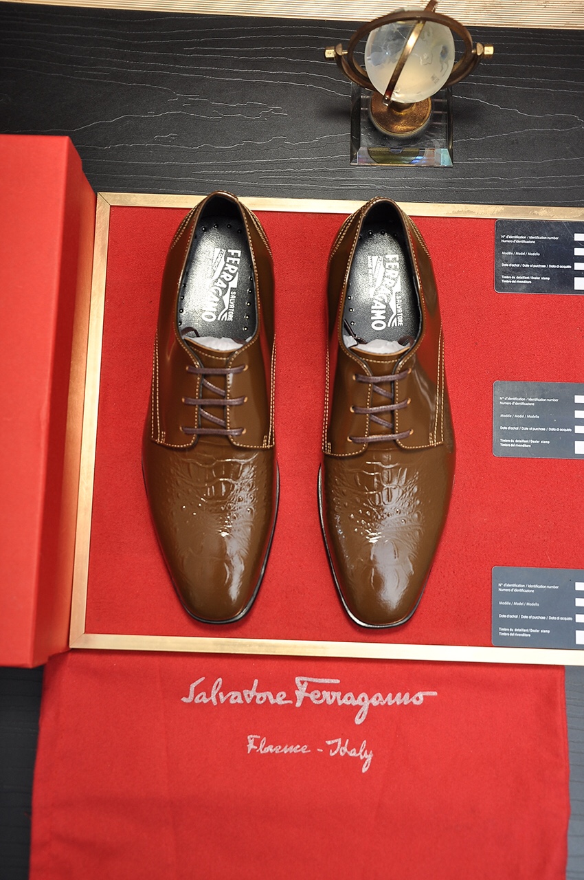 fábrica [Ferragamo / Ferragamo] contador últimos modelos Original importado borde abierto superior d