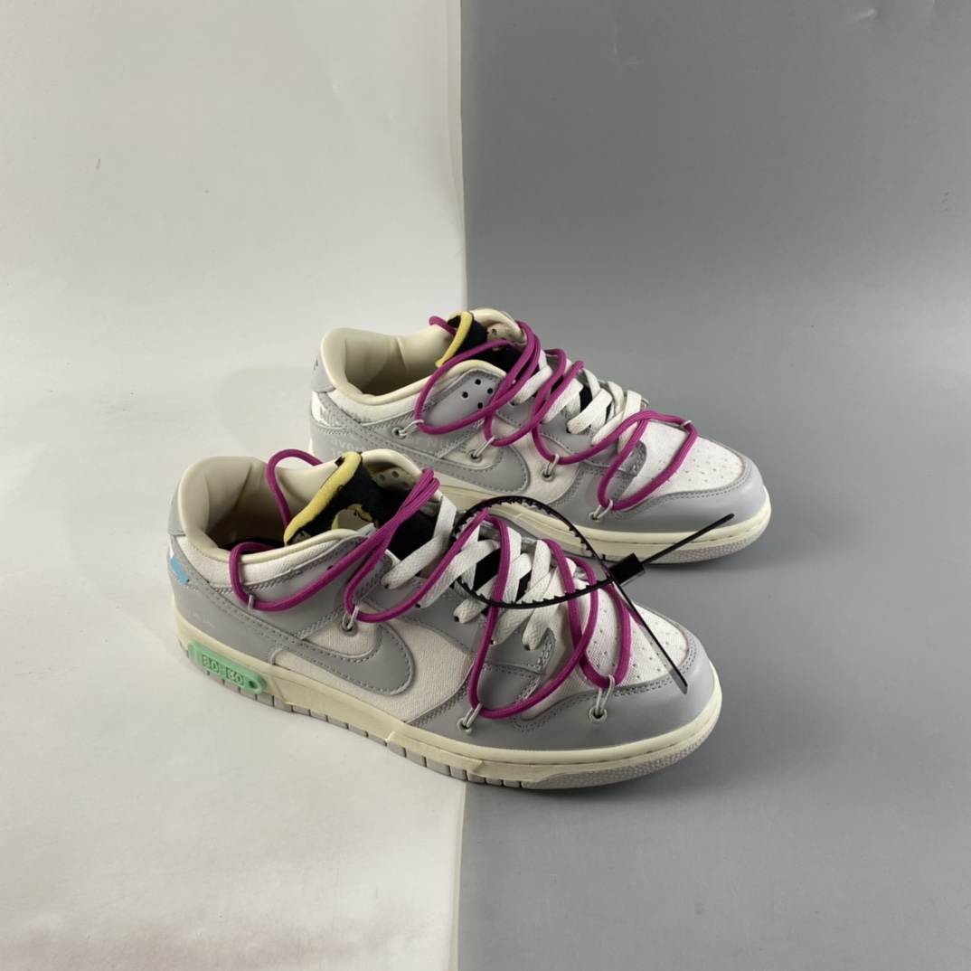 P380  Off-White x Nike SB Dunk Low”The 50”扣篮系列低帮经典百搭休闲运动板鞋 DM1602-114