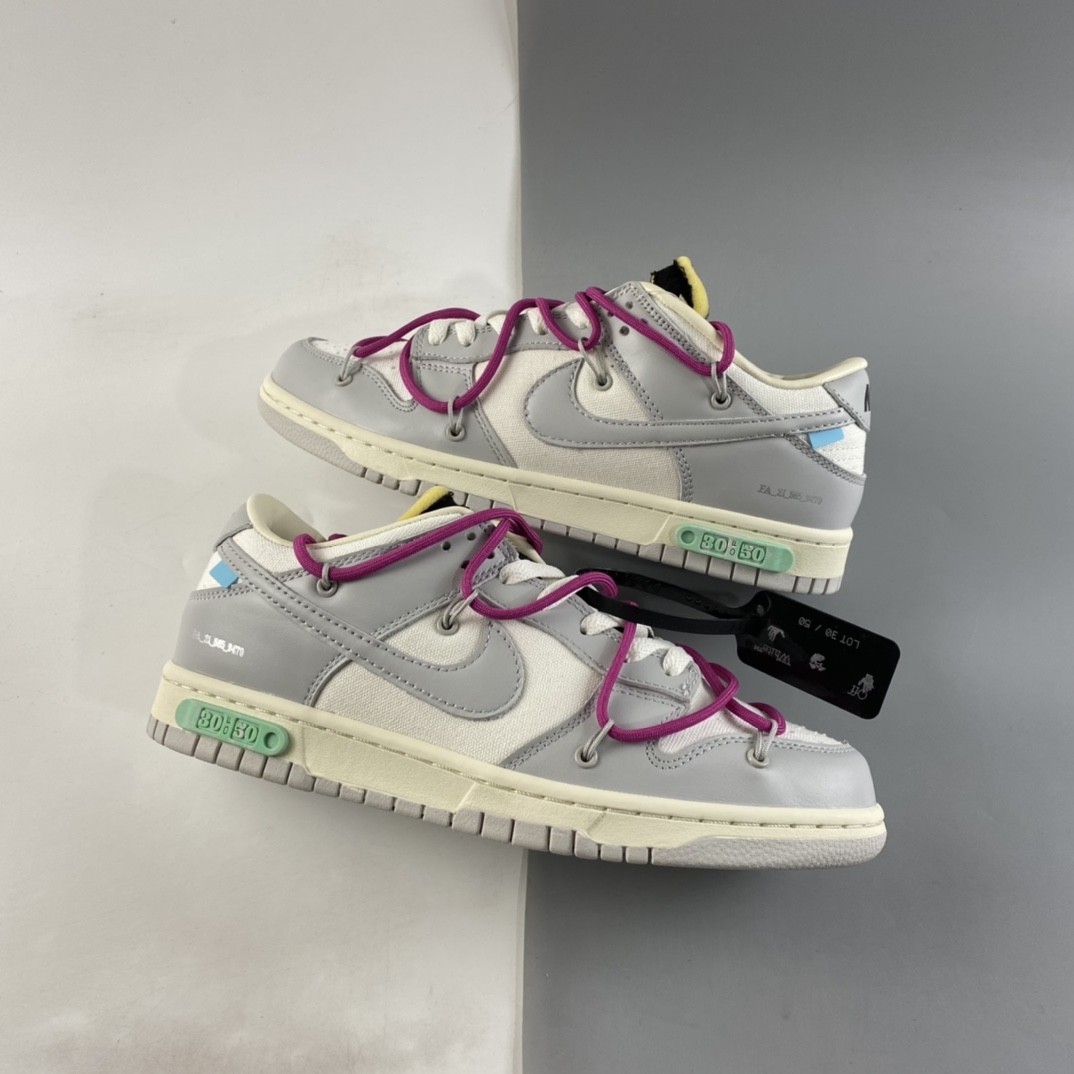 P380  Off-White x Nike SB Dunk Low”The 50”扣篮系列低帮经典百搭休闲运动板鞋 DM1602-114