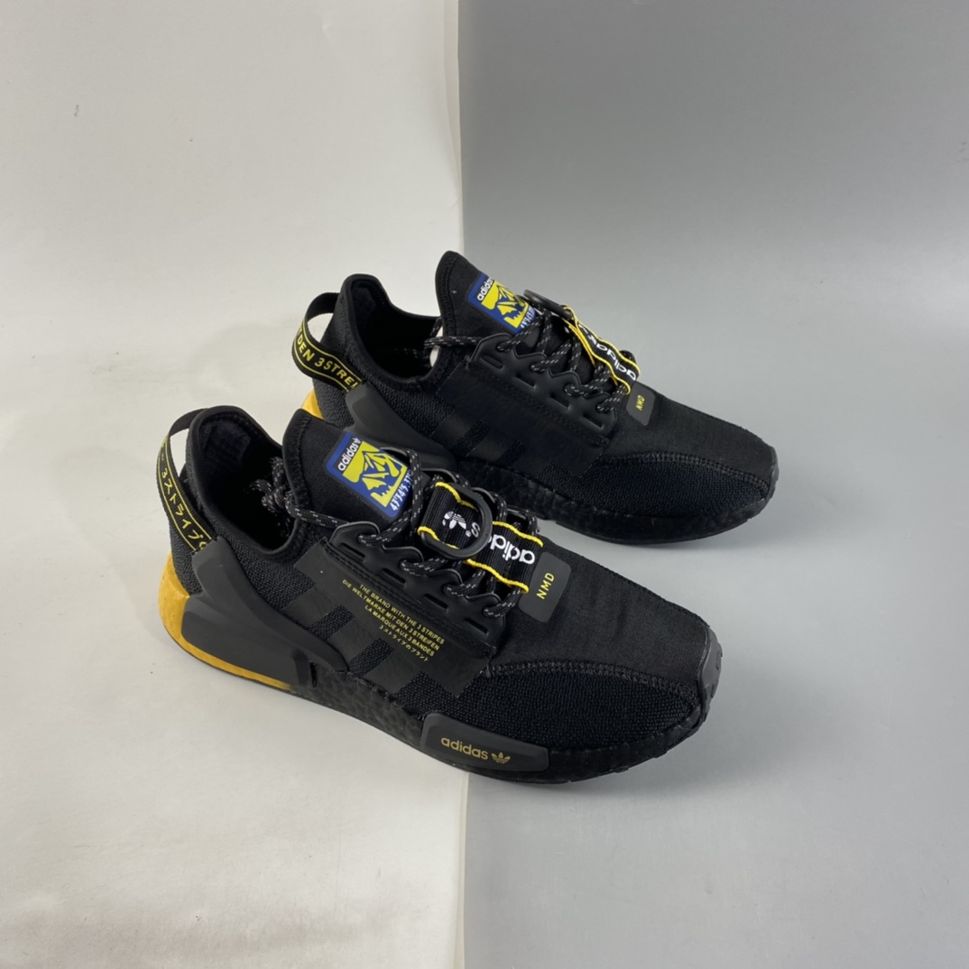 P200  Ad NMD Boost RI.V2 阿迪达斯爆米花超弹中底 针织网面休闲跑鞋 GY5354