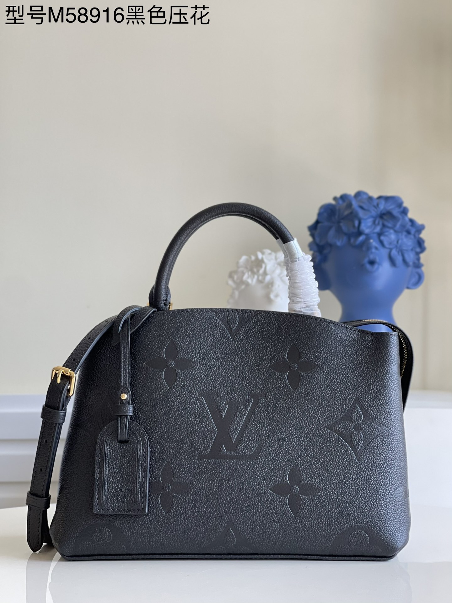 Louis Vuitton LV Petit Palais Bags Handbags Black M58916