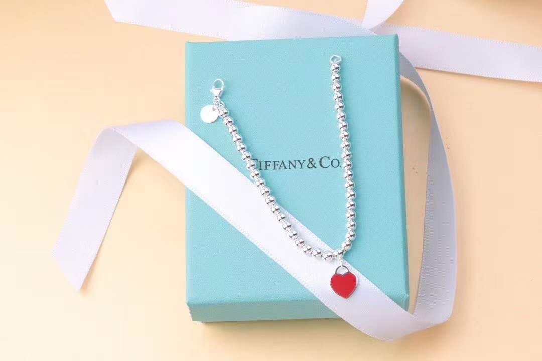 Tiffany & Co. Tiffany&Co.红心珠珠手链