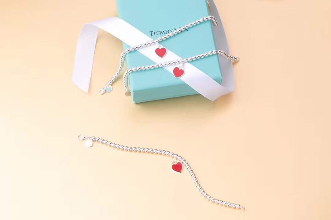 Tiffany & Co. Tiffany&Co.红心珠珠手链
